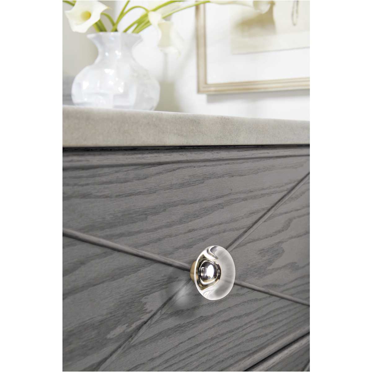 Amerock - BP36652CCZ - Glacio 1-3/4 Inch Mushroom Cabinet Knob in Champagne Bronze