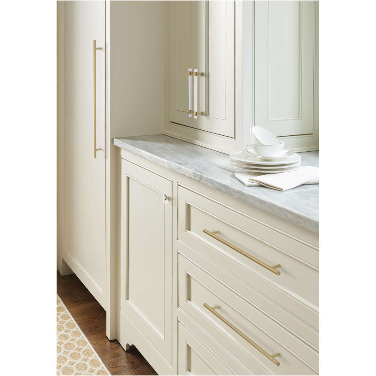 Amerock - BP36652CCZ - Glacio 1-3/4 Inch Mushroom Cabinet Knob in Champagne Bronze