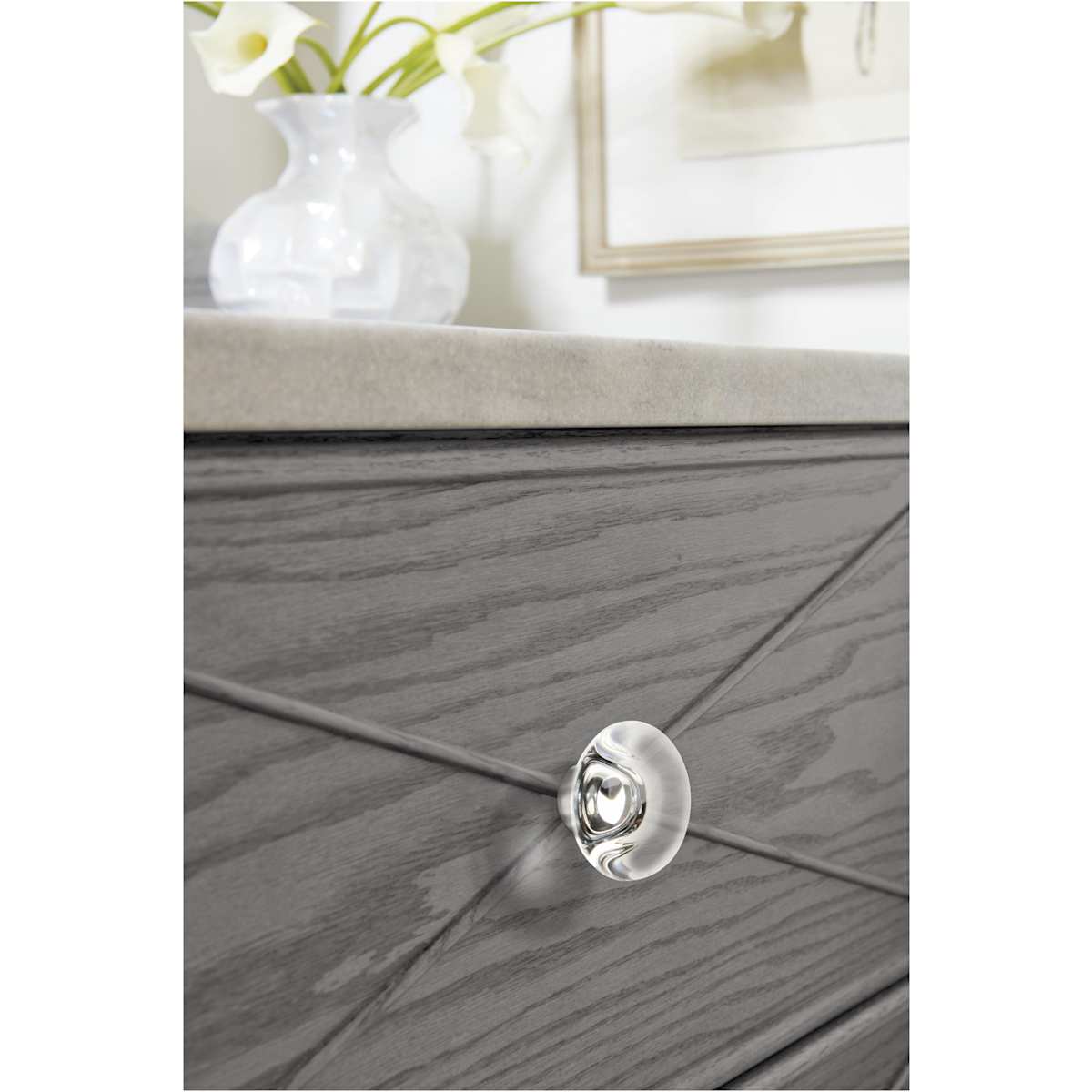 Amerock - BP36652CCZ - Glacio 1-3/4 Inch Mushroom Cabinet Knob in Champagne Bronze