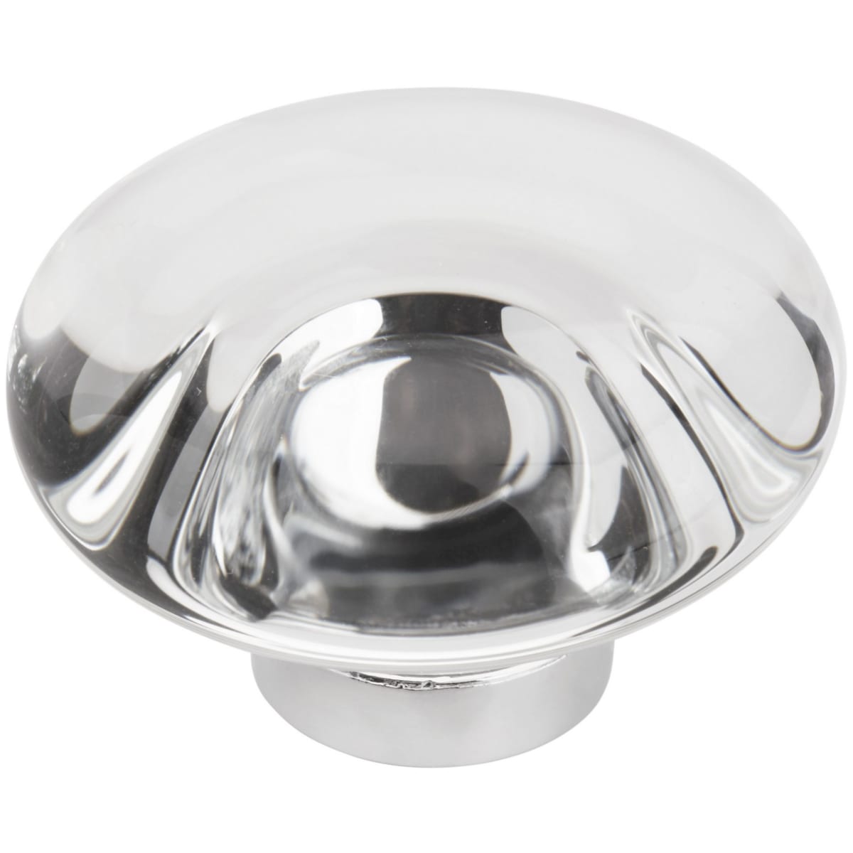 Glacio 1-3/4 Inch Mushroom Cabinet Knob