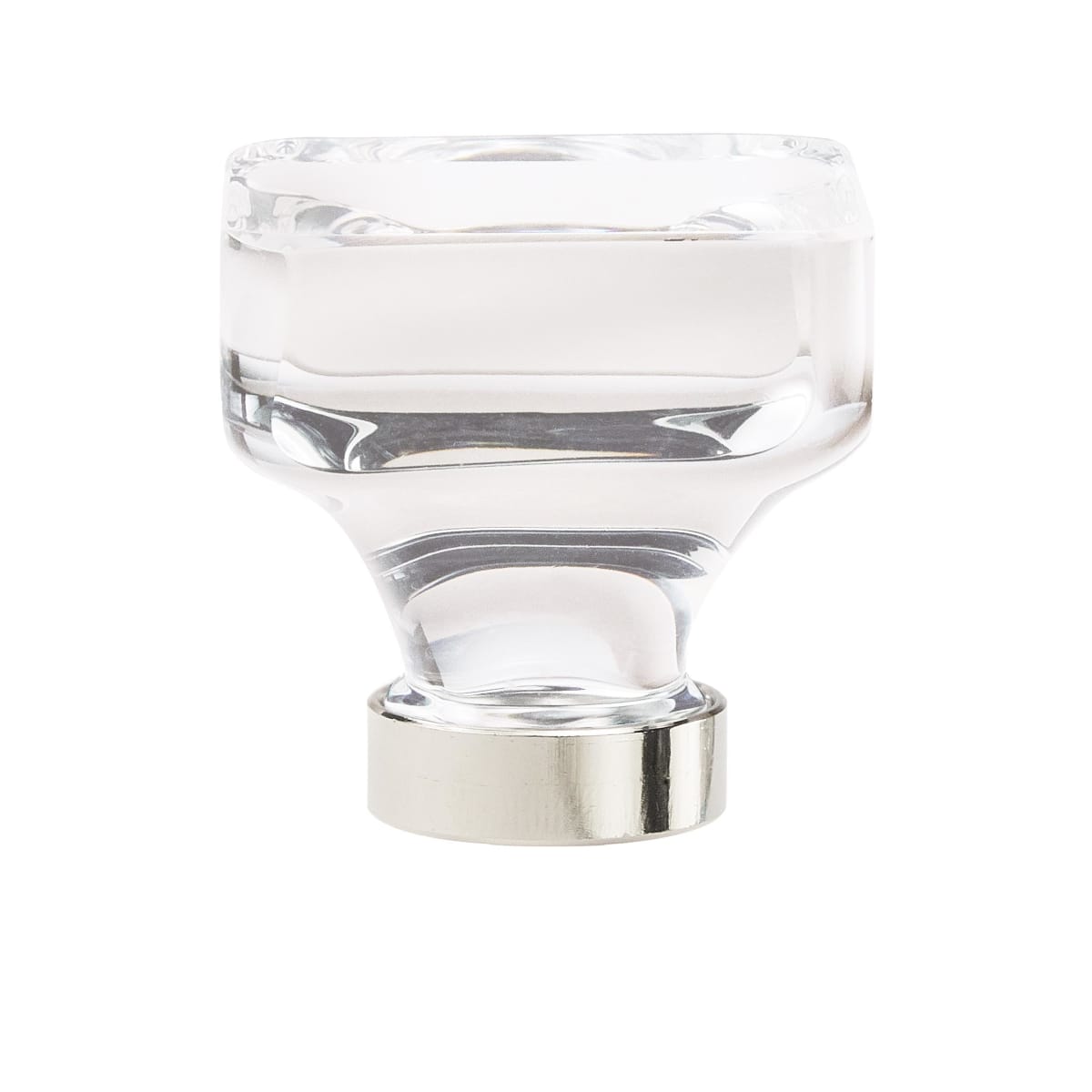 Glacio 1-3/8 Inch Square Cabinet Knob