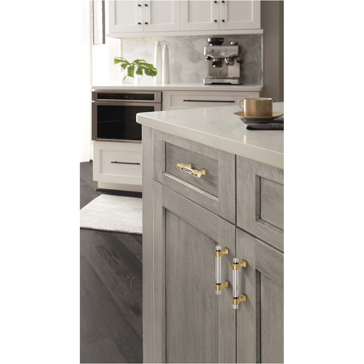 Amerock - BP36654CCZ - Glacio 3-3/4 Inch Center to Center Bar Cabinet Pull in Champagne Bronze