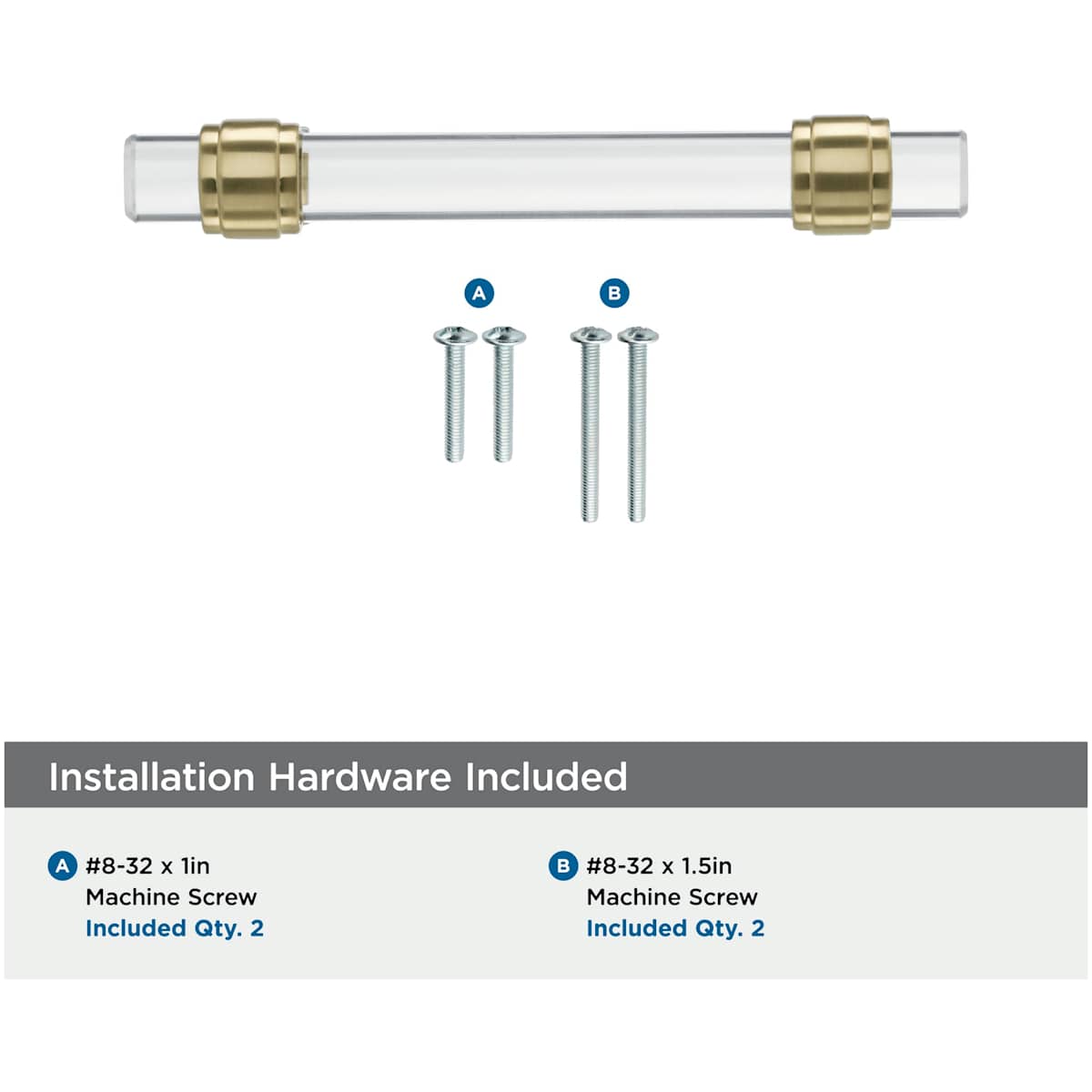 Amerock - BP36654CCZ - Glacio 3-3/4 Inch Center to Center Bar Cabinet Pull in Champagne Bronze