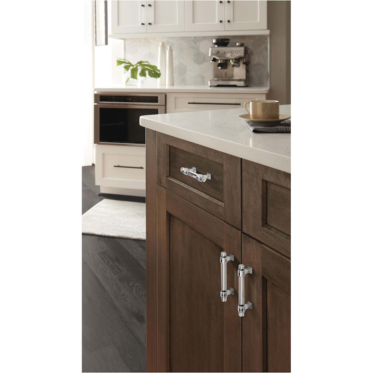 Amerock - BP36654CCZ - Glacio 3-3/4 Inch Center to Center Bar Cabinet Pull in Champagne Bronze