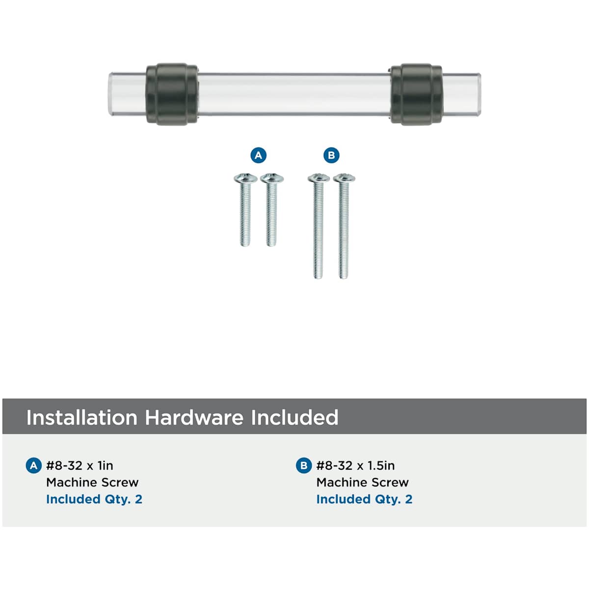 Amerock - BP36659CPN - Glacio 3 Inch Center to Center Bar Cabinet Pull in Polished Nickel