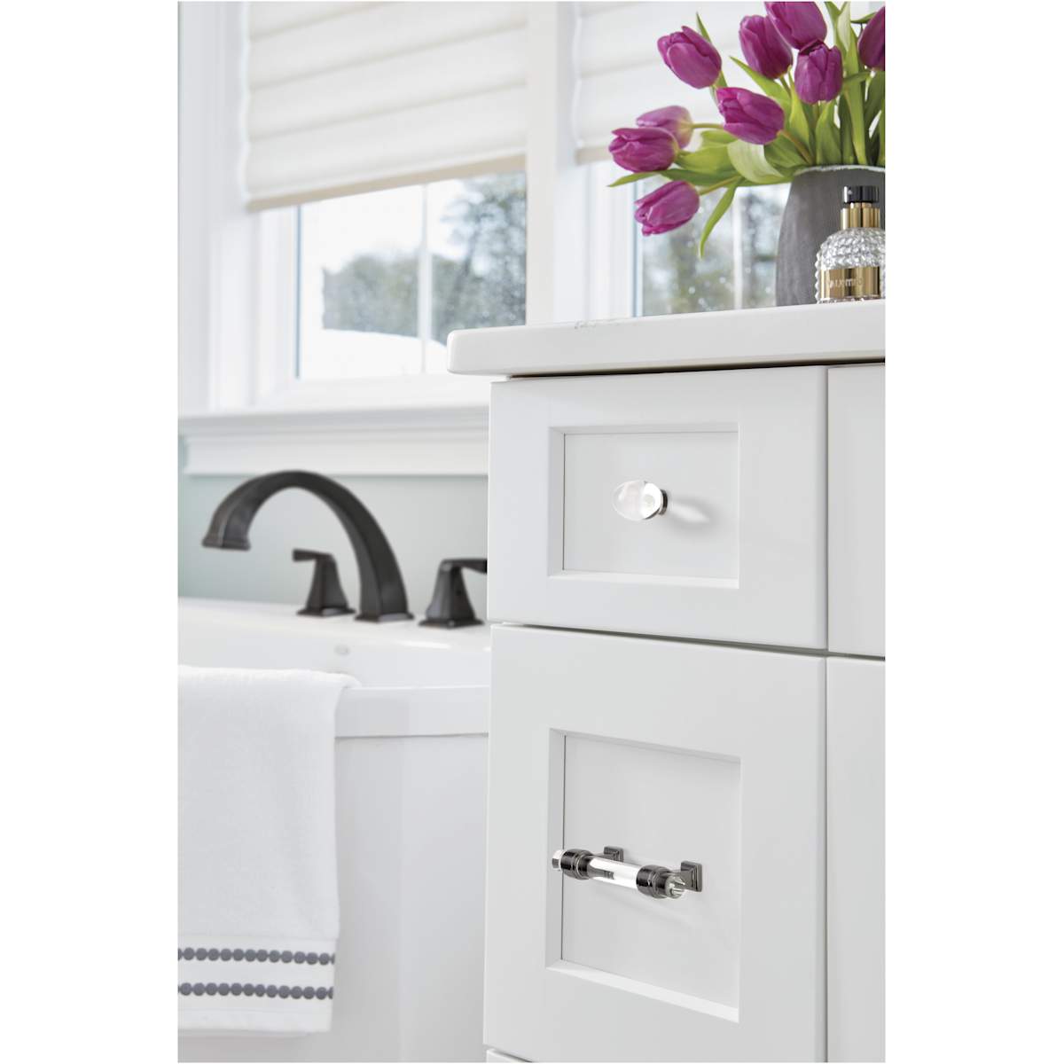 Amerock - BP36659CPN - Glacio 3 Inch Center to Center Bar Cabinet Pull in Polished Nickel
