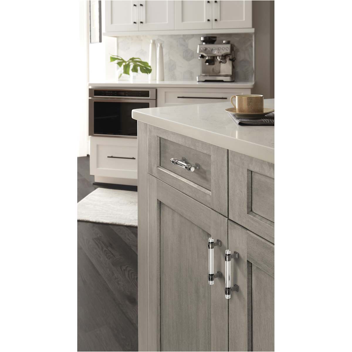 Amerock - BP36659CPN - Glacio 3 Inch Center to Center Bar Cabinet Pull in Polished Nickel