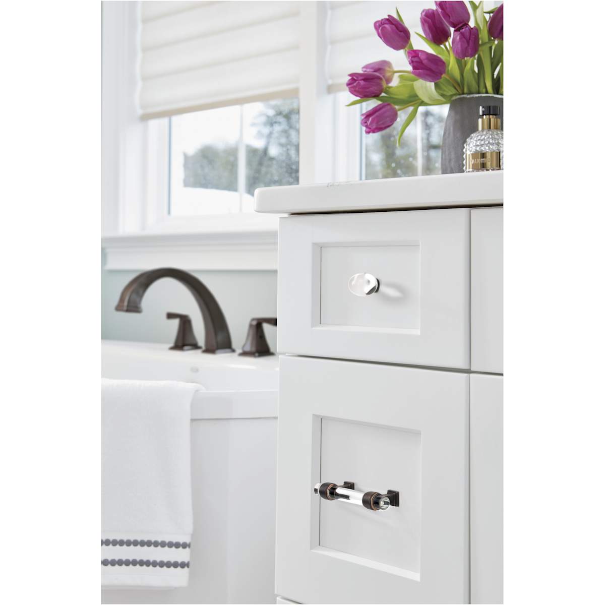 Amerock - BP36659CPN - Glacio 3 Inch Center to Center Bar Cabinet Pull in Polished Nickel