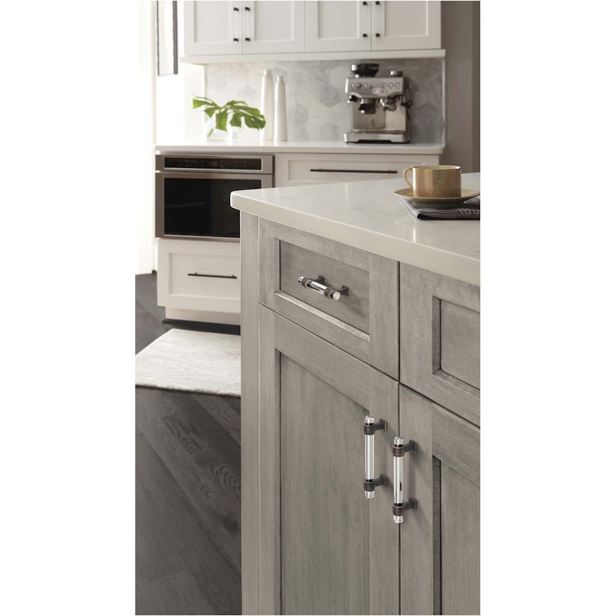 Amerock - BP36659CPN - Glacio 3 Inch Center to Center Bar Cabinet Pull in Polished Nickel