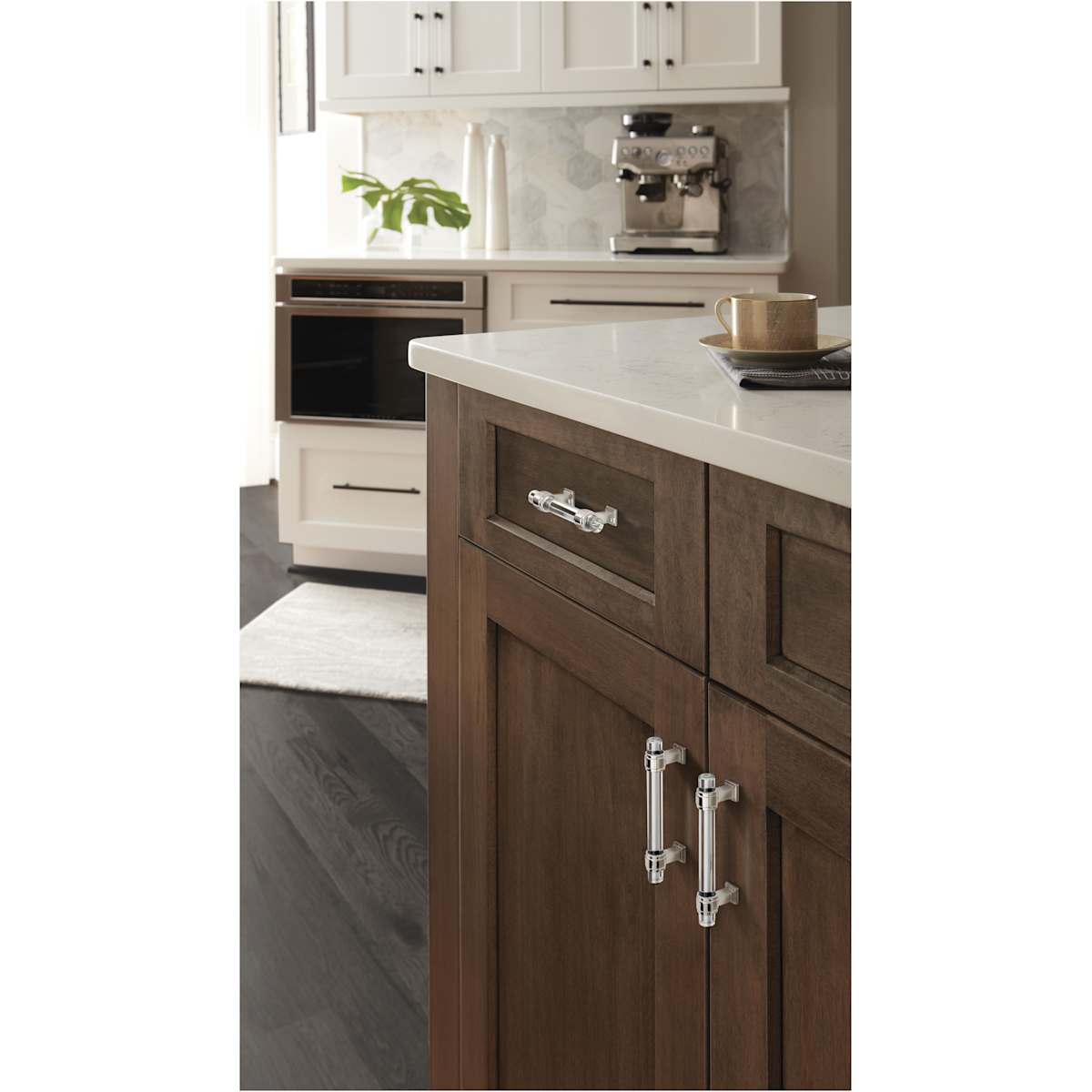 Amerock - BP36659CPN - Glacio 3 Inch Center to Center Bar Cabinet Pull in Polished Nickel