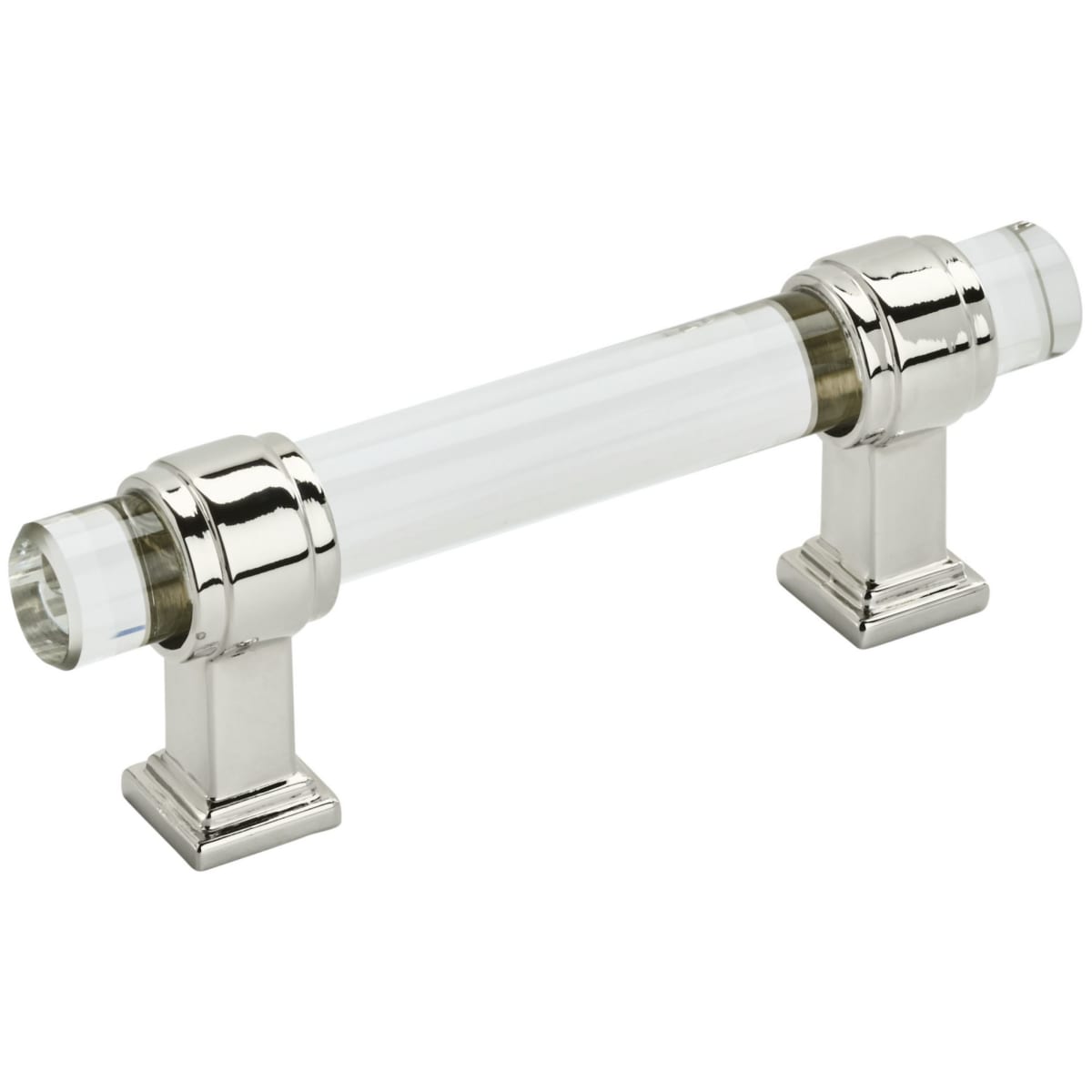 Amerock - BP36659CPN - Glacio 3 Inch Center to Center Bar Cabinet Pull in Polished Nickel
