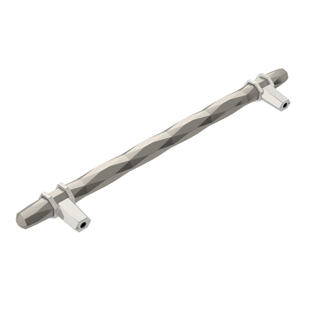 Amerock - BP36663PNBBR - Carrione 8 Inch Center to Center Designer Cabinet Pull in Polished Nickel / Black Bronze