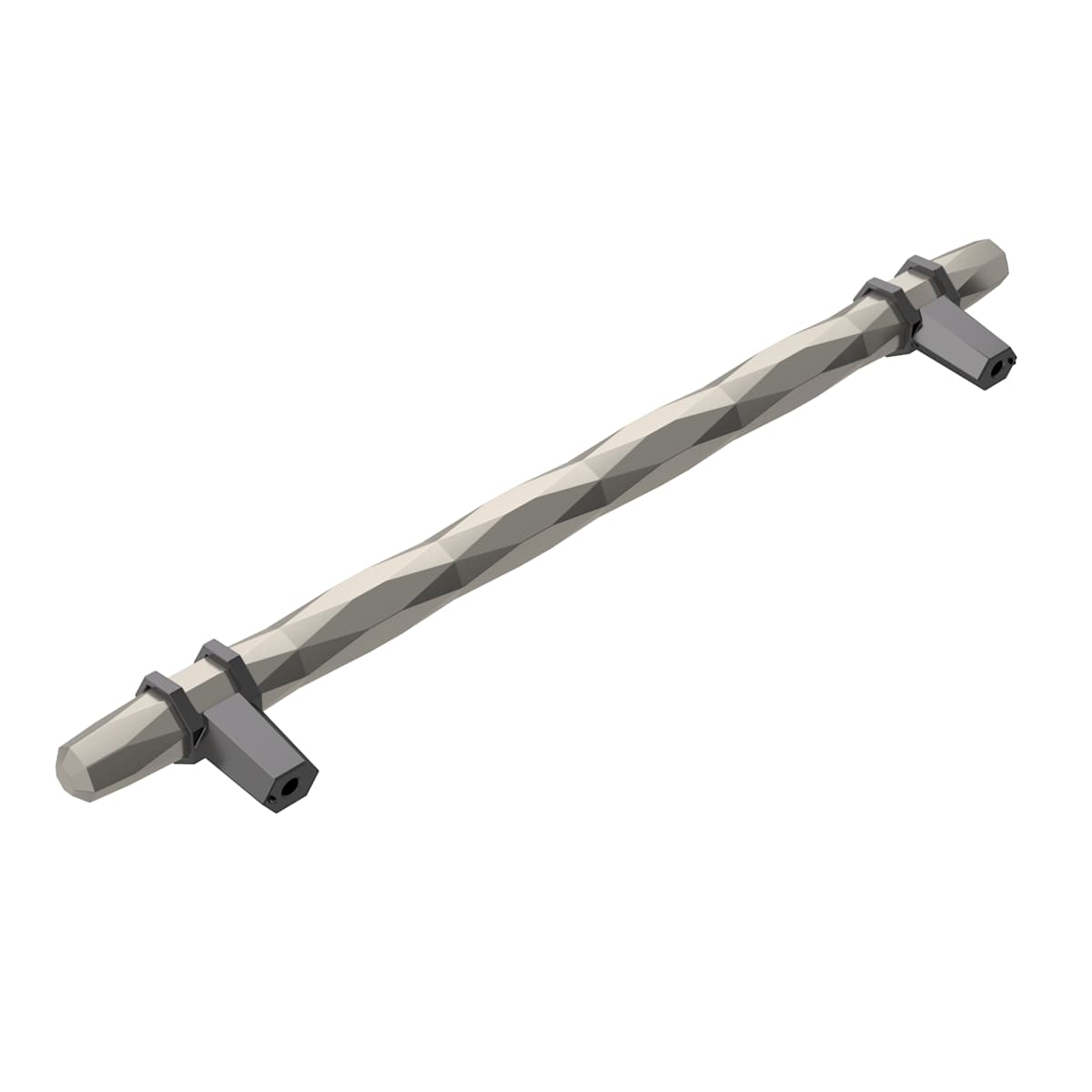 Amerock - BP36663PNBBR - Carrione 8 Inch Center to Center Designer Cabinet Pull in Polished Nickel / Black Bronze