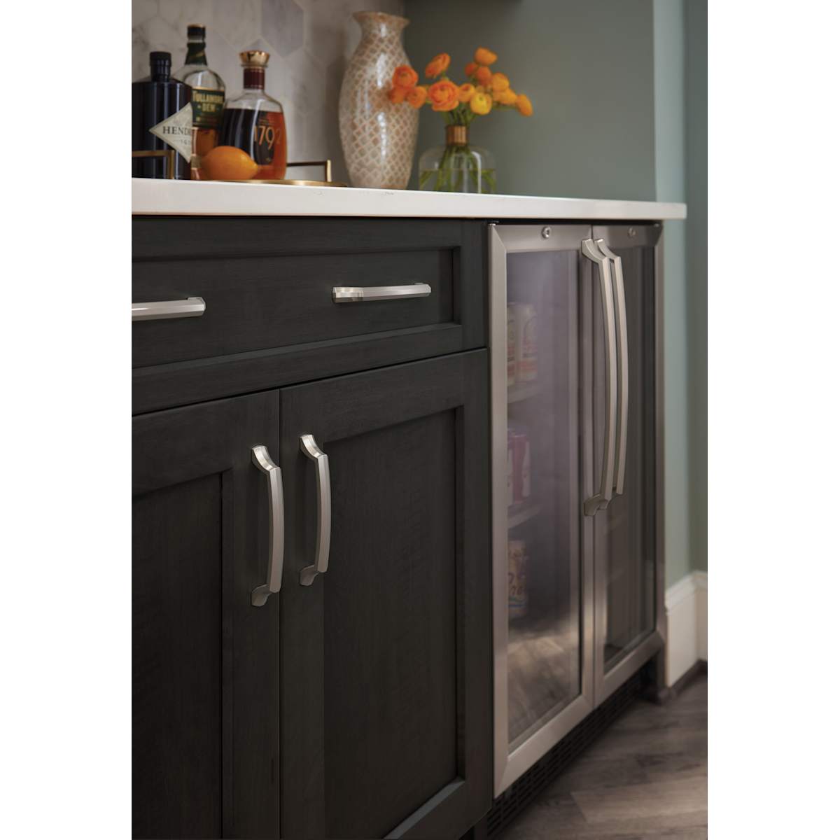 Amerock - BP36689MB - Bellamy 5-1/16 Inch Center to Center Arch Cabinet Pull in Matte Black