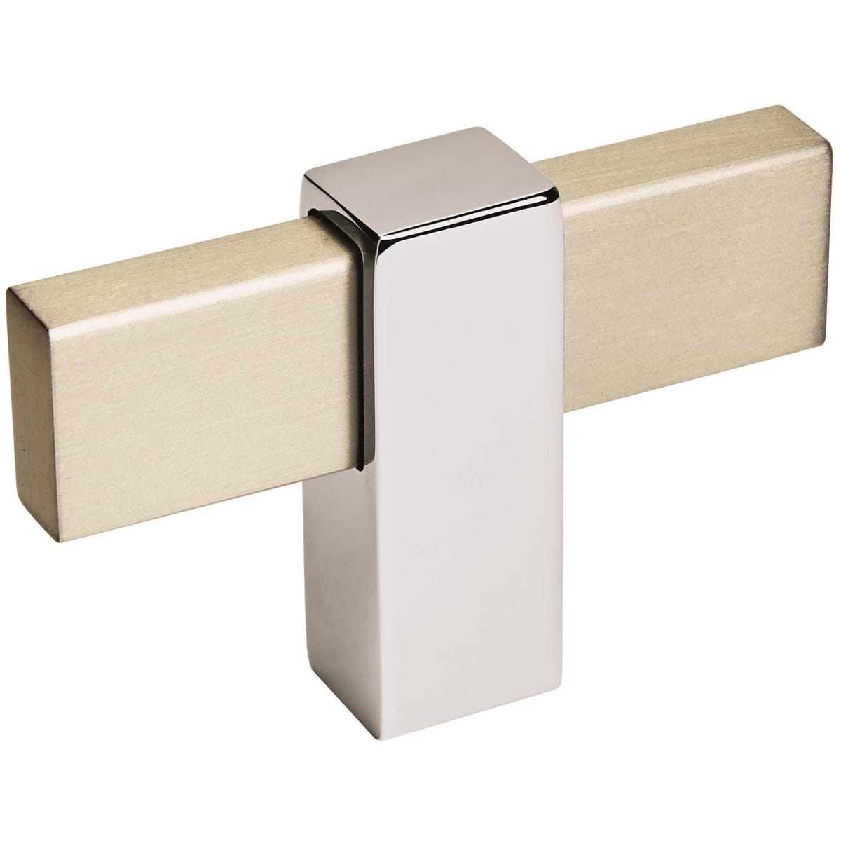 Amerock - BP36720SC26 - Mulino 5/16 Inch Bar Cabinet Knob in Silver Champagne / Polished Chrome
