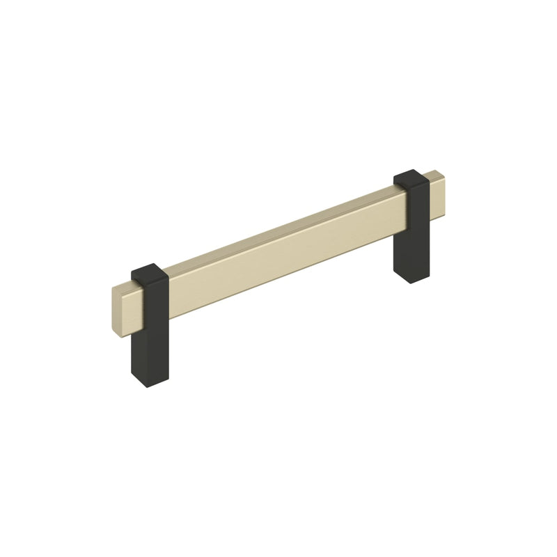 Amerock - BP36724BBZMB - Mulino 5-1/16 Inch Center to Center Bar Cabinet Pull in Golden Champagne / Matte Black