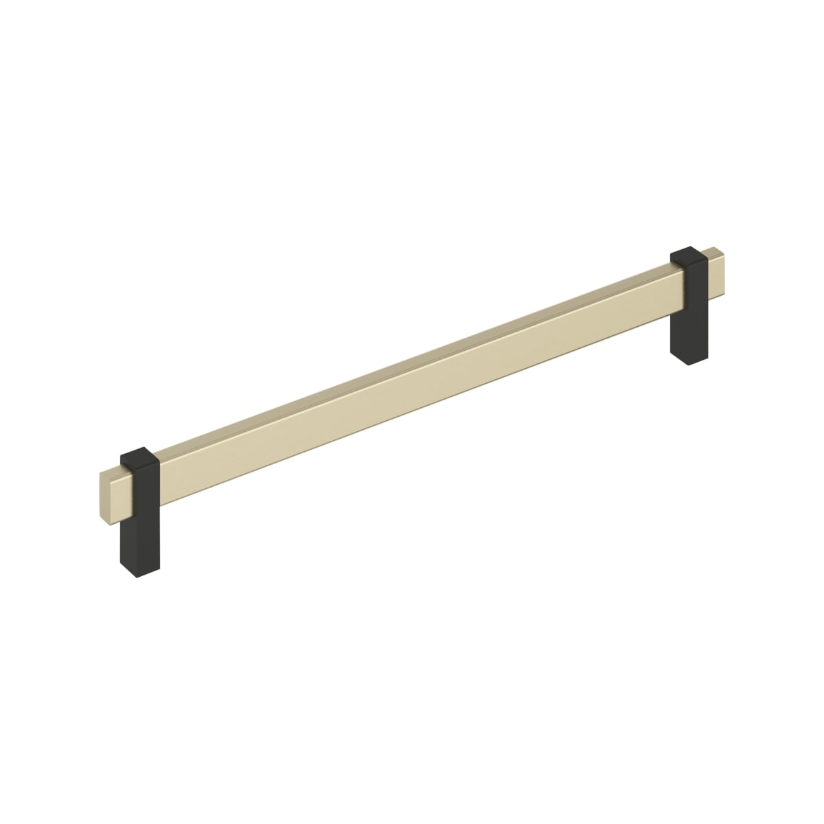 Amerock - BP36726BBZMB - Mulino 10-1/16 Inch Center to Center Bar Cabinet Pull in Golden Champagne / Matte Black