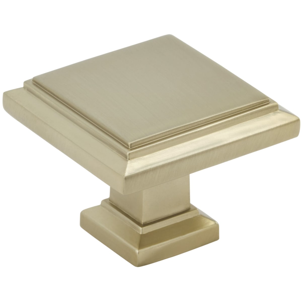 Amerock - BP36758BBZ - Appoint 1-1/4 Inch Square Cabinet Knob in Golden Champagne