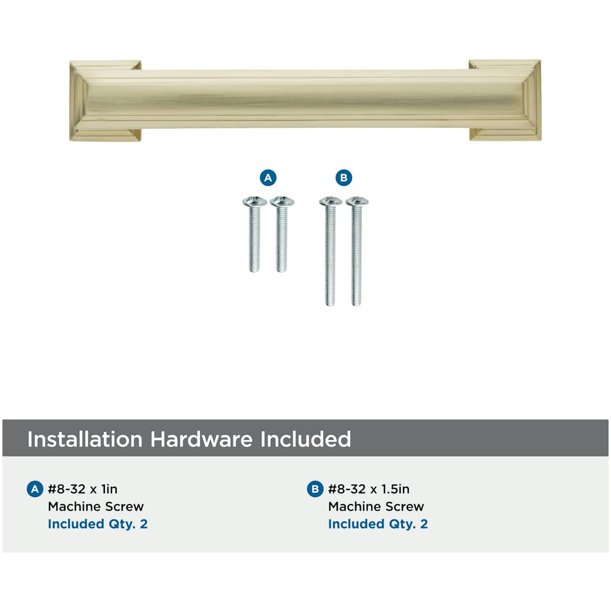 Amerock - BP36759G10 - Appoint 3-3/4 Inch Center to Center Handle Cabinet Pull in Satin Nickel