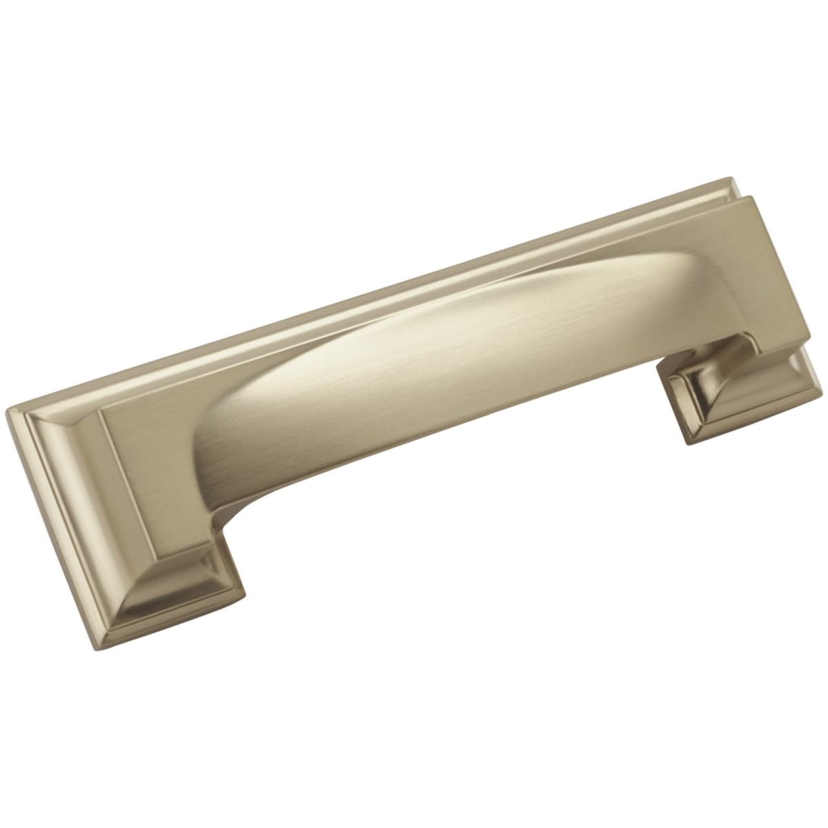 Appoint 3 and 3-3/4 Inch Dual Center to Center Cup Cabinet Pull
