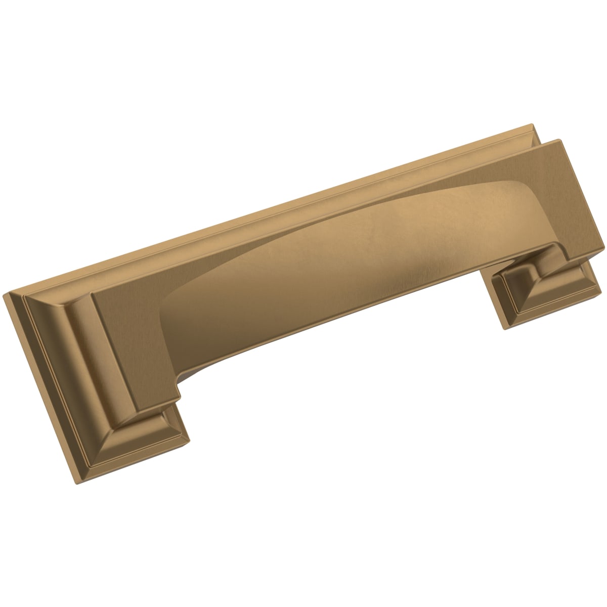 Amerock - BP36762CZ - Appoint 3 and 3-3/4 Inch Dual Center to Center Cup Cabinet Pull in Champagne Bronze