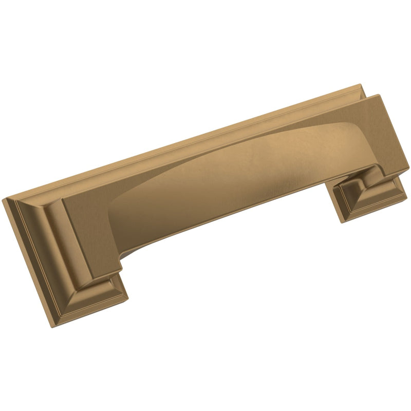 Amerock - BP36762CZ - Appoint 3 and 3-3/4 Inch Dual Center to Center Cup Cabinet Pull in Champagne Bronze