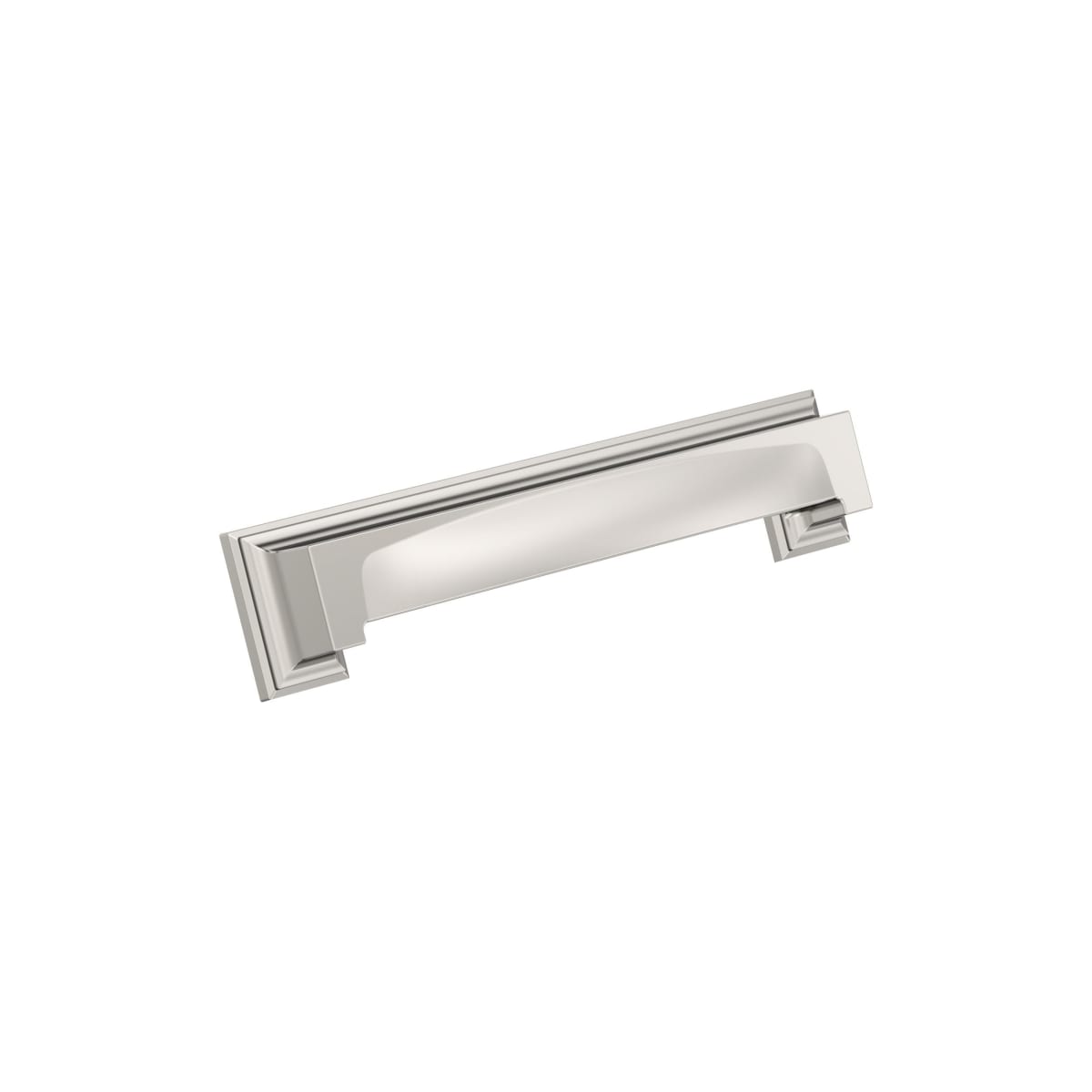 Appoint 5-1/16 and 6-5/16 Inch Dual Center to Center Cup Cabinet Pull