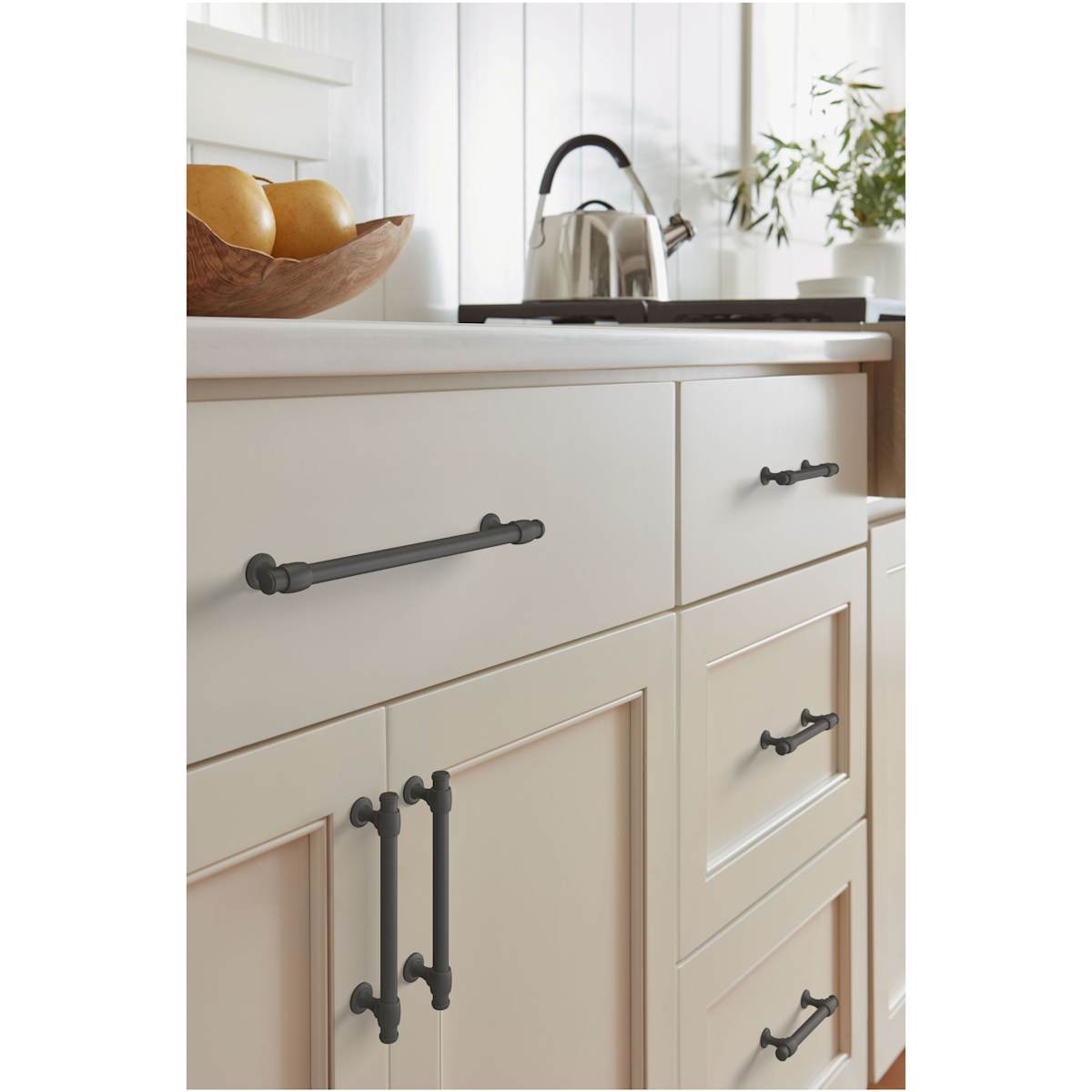 Amerock - BP36766FB - Winsome 3-3/4 Inch Center to Center Bar Cabinet Pull in Matte Black