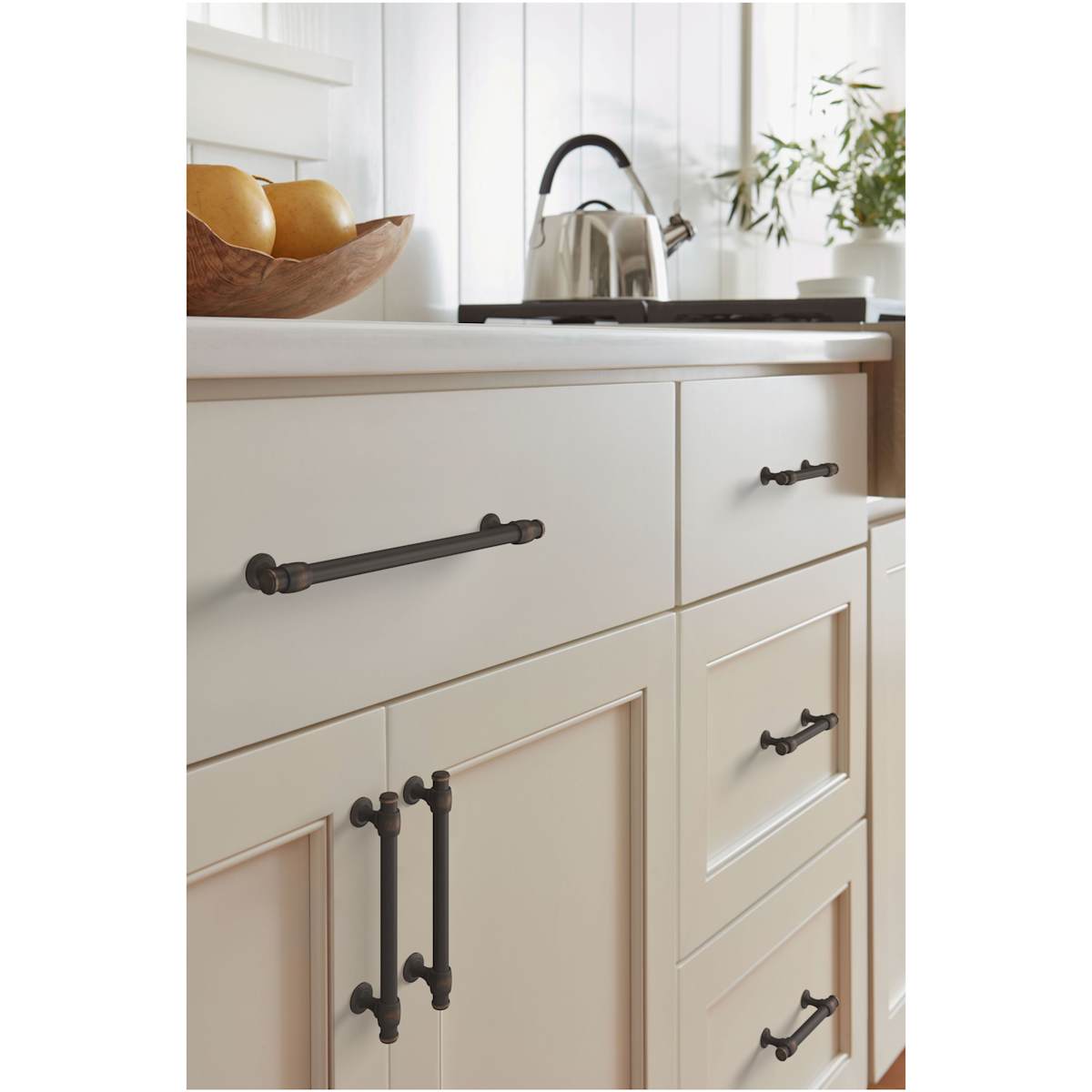 Amerock - BP36767G10 - Winsome 5-1/16 Inch Center to Center Bar Cabinet Pull in Satin Nickel