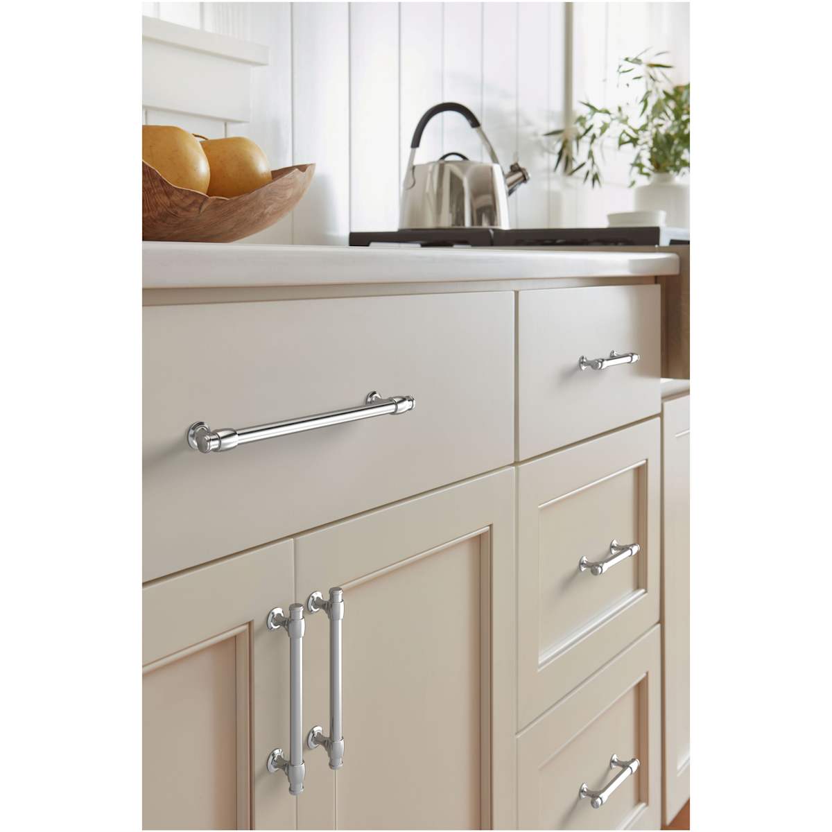 Amerock - BP36767G10 - Winsome 5-1/16 Inch Center to Center Bar Cabinet Pull in Satin Nickel