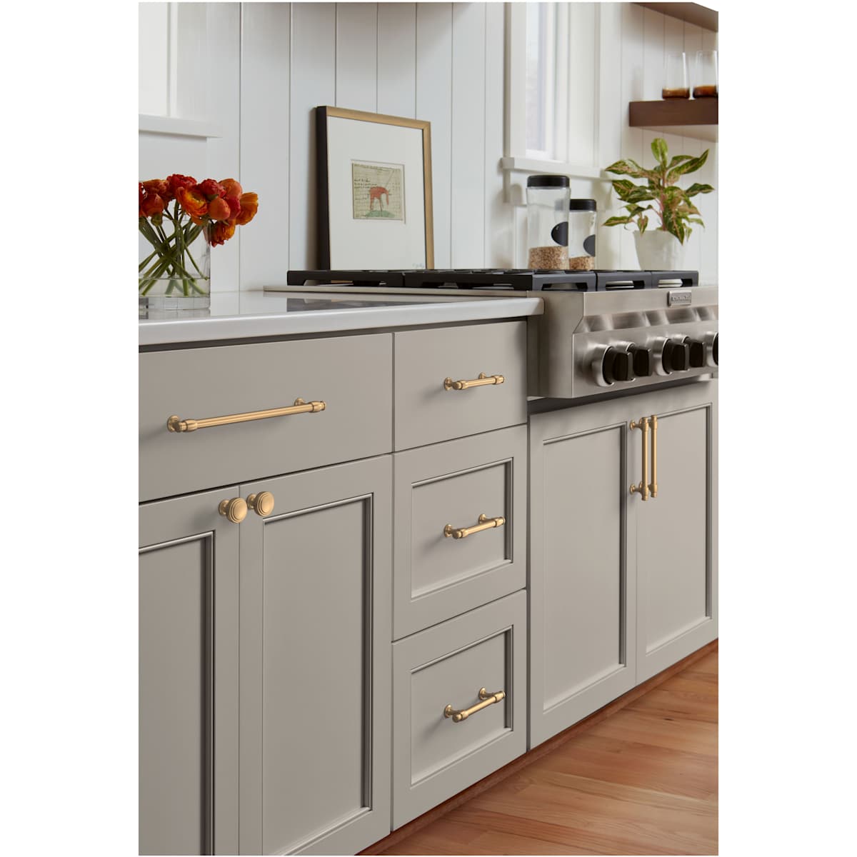 Amerock - BP36767G10 - Winsome 5-1/16 Inch Center to Center Bar Cabinet Pull in Satin Nickel