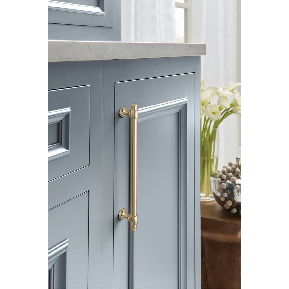 Amerock - BP36768CZ - Winsome 7-9/16 Inch Center to Center Bar Cabinet Pull in Champagne Bronze