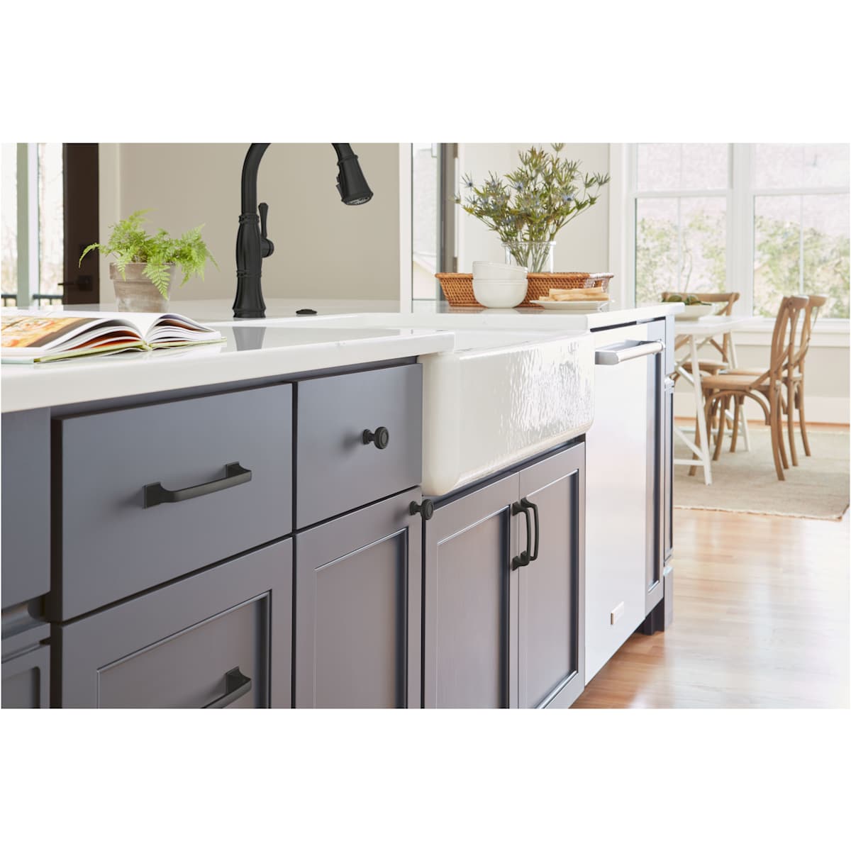 Amerock - BP36776G10 - Ville 5-1/16 Inch Center to Center Handle Cabinet Pull in Satin Nickel