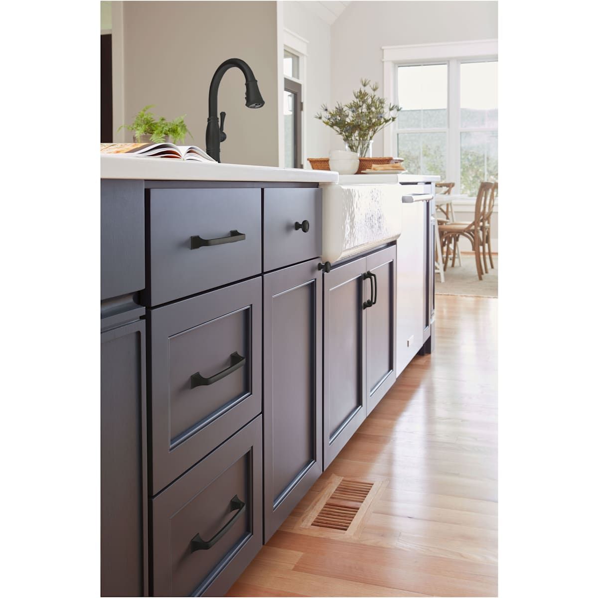 Amerock - BP36776G10 - Ville 5-1/16 Inch Center to Center Handle Cabinet Pull in Satin Nickel
