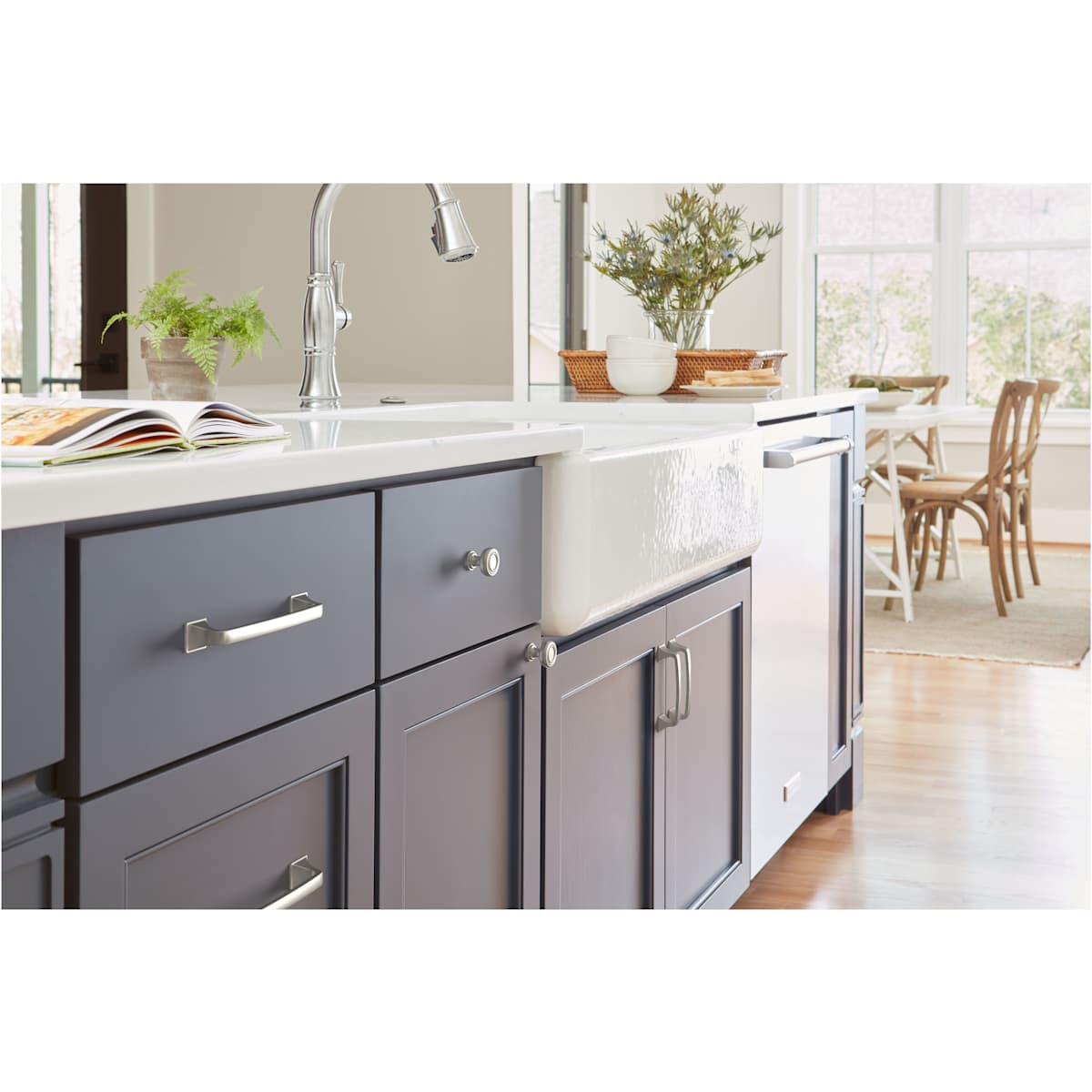 Amerock - BP36776G10 - Ville 5-1/16 Inch Center to Center Handle Cabinet Pull in Satin Nickel