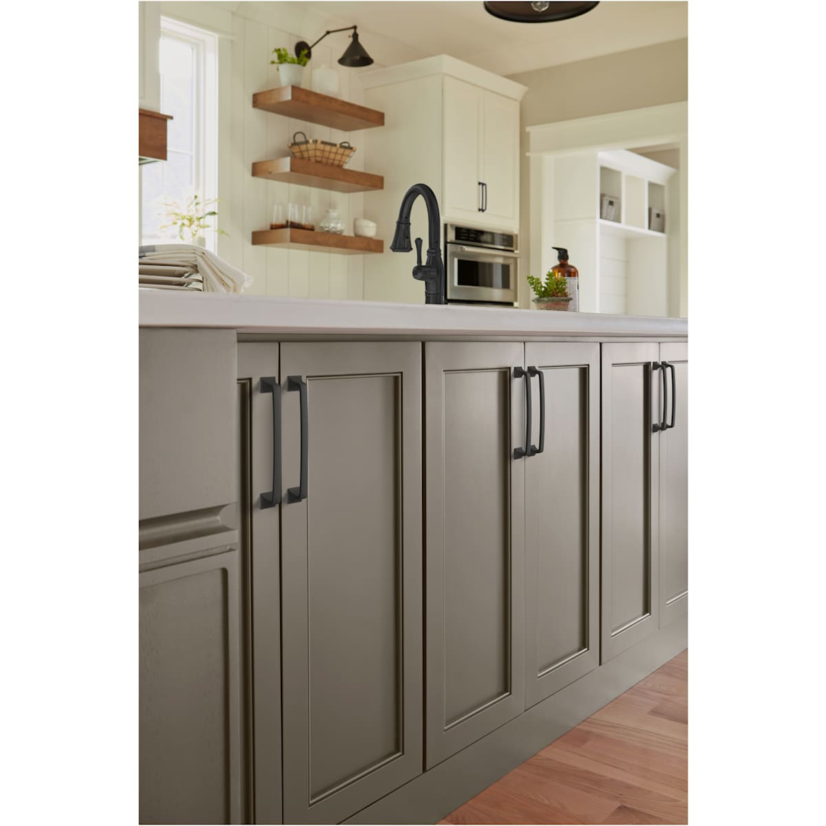 Amerock - BP36777FB - Ville 6-5/16 Inch Center to Center Handle Cabinet Pull in Matte Black