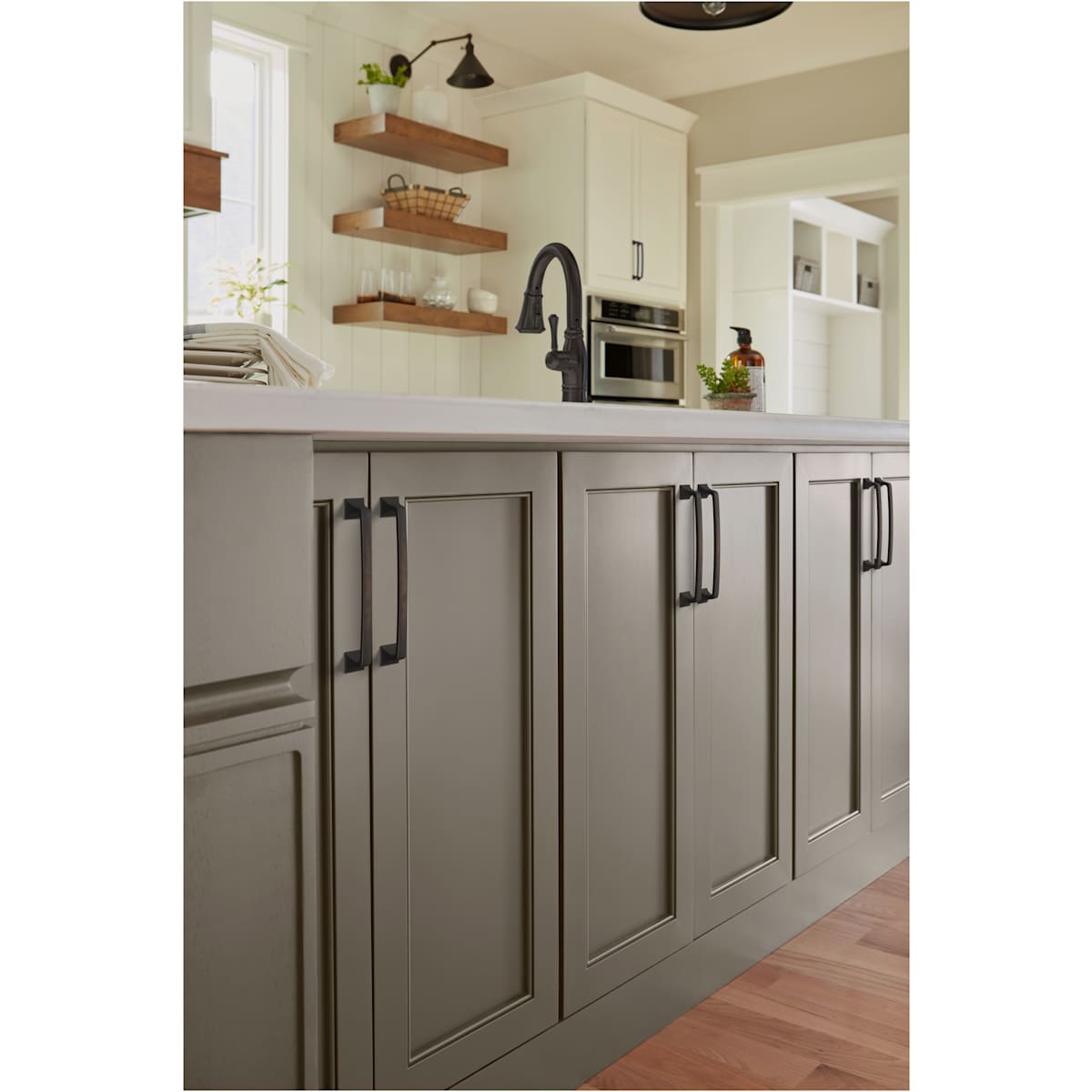 Amerock - BP36777FB - Ville 6-5/16 Inch Center to Center Handle Cabinet Pull in Matte Black