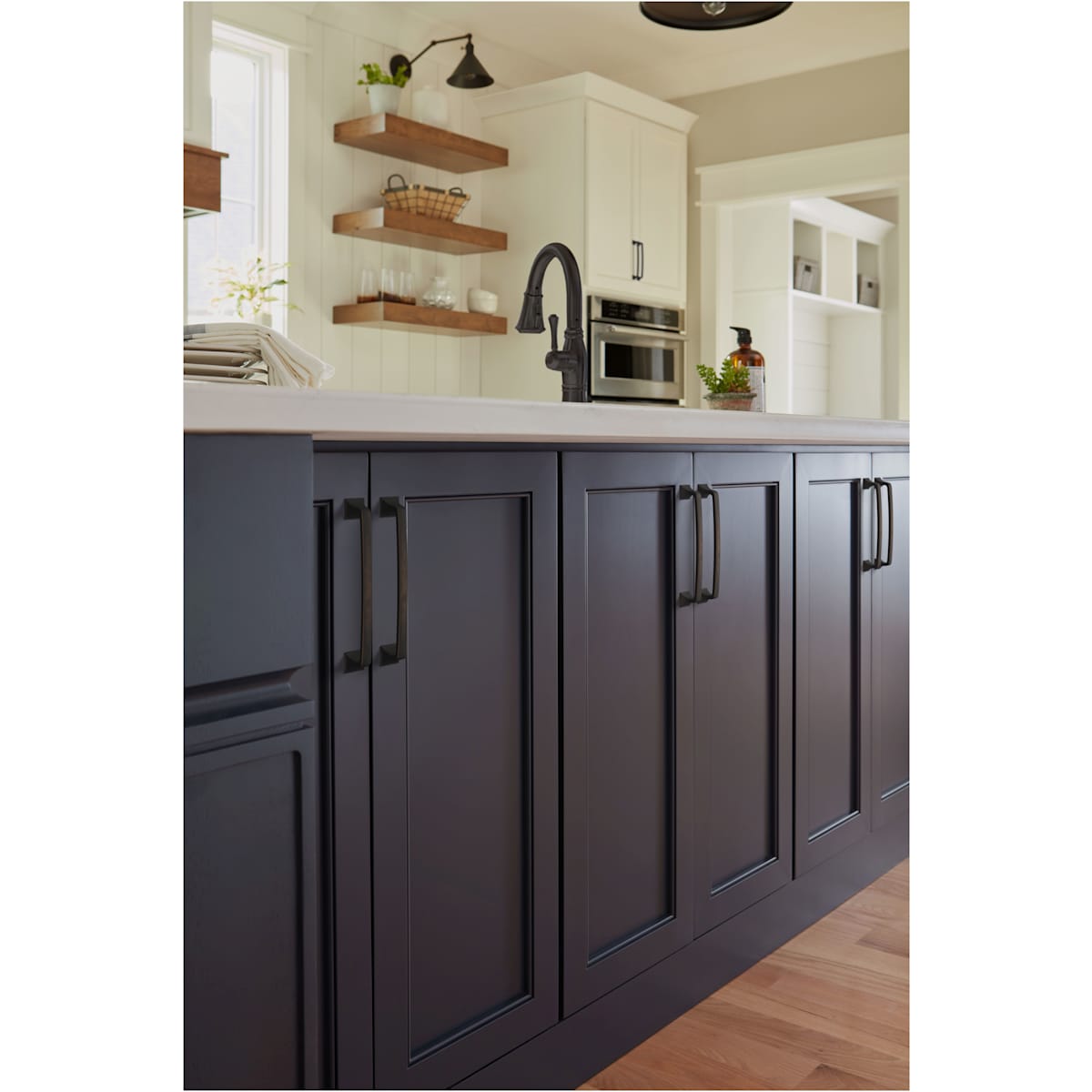 Amerock - BP36777FB - Ville 6-5/16 Inch Center to Center Handle Cabinet Pull in Matte Black