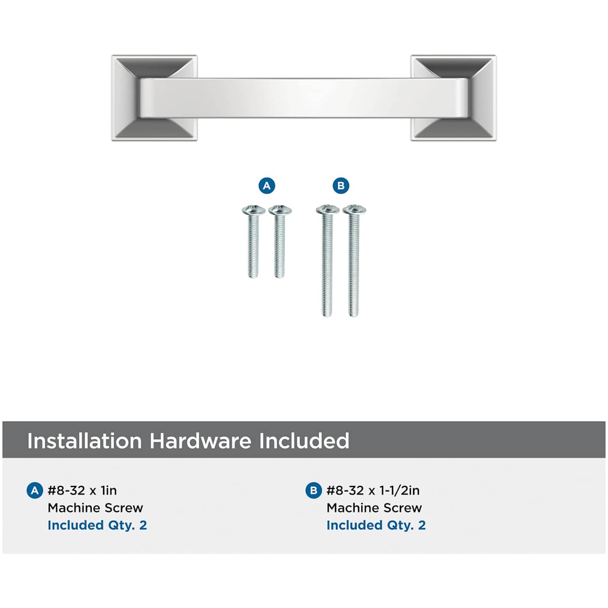 Amerock - BP36778ORB - Ville 3 Inch Center to Center Handle Cabinet Pull in Oil Rubbed Bronze