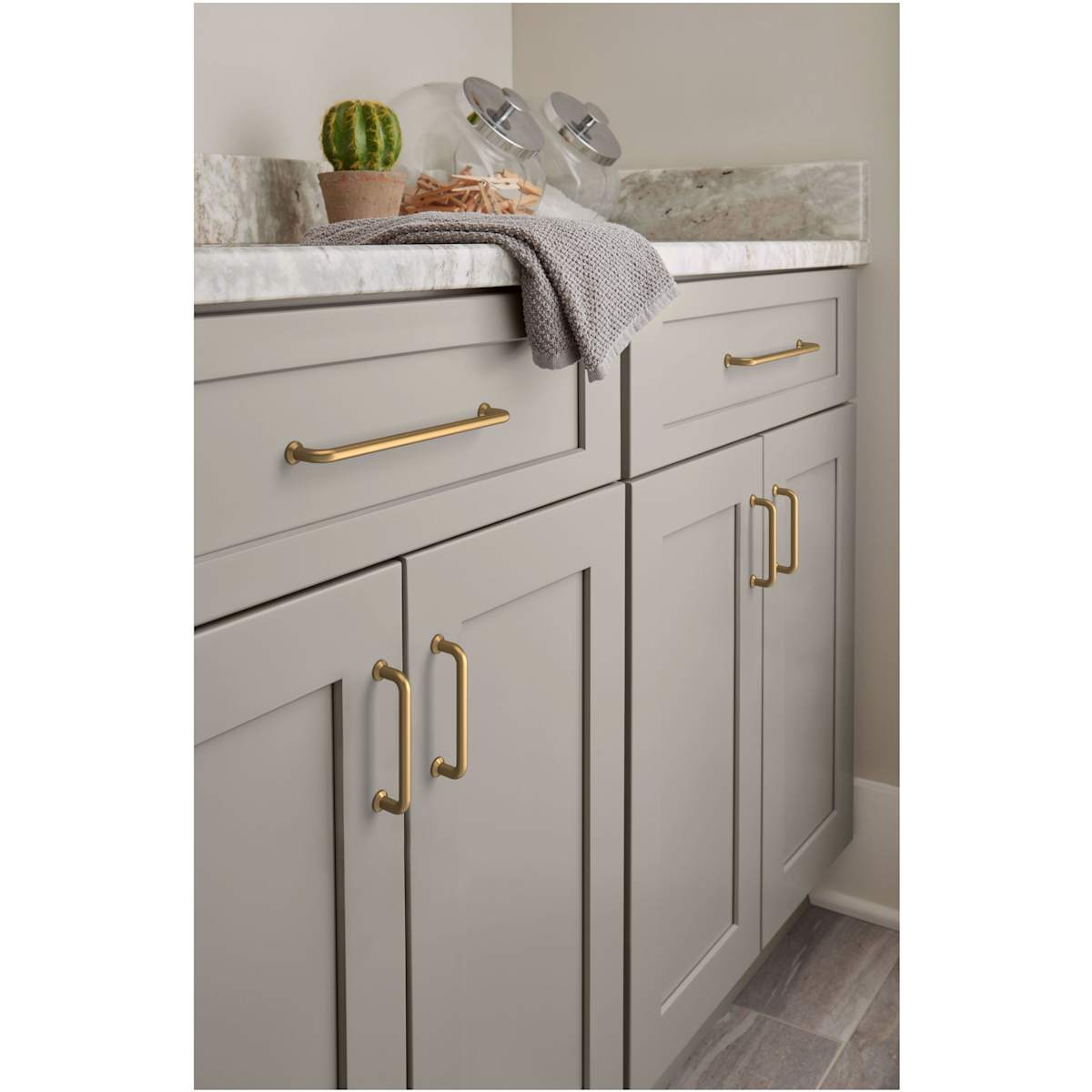 Amerock - BP36781G10 - Factor 3-3/4 Inch Center to Center Handle Cabinet Pull in Satin Nickel
