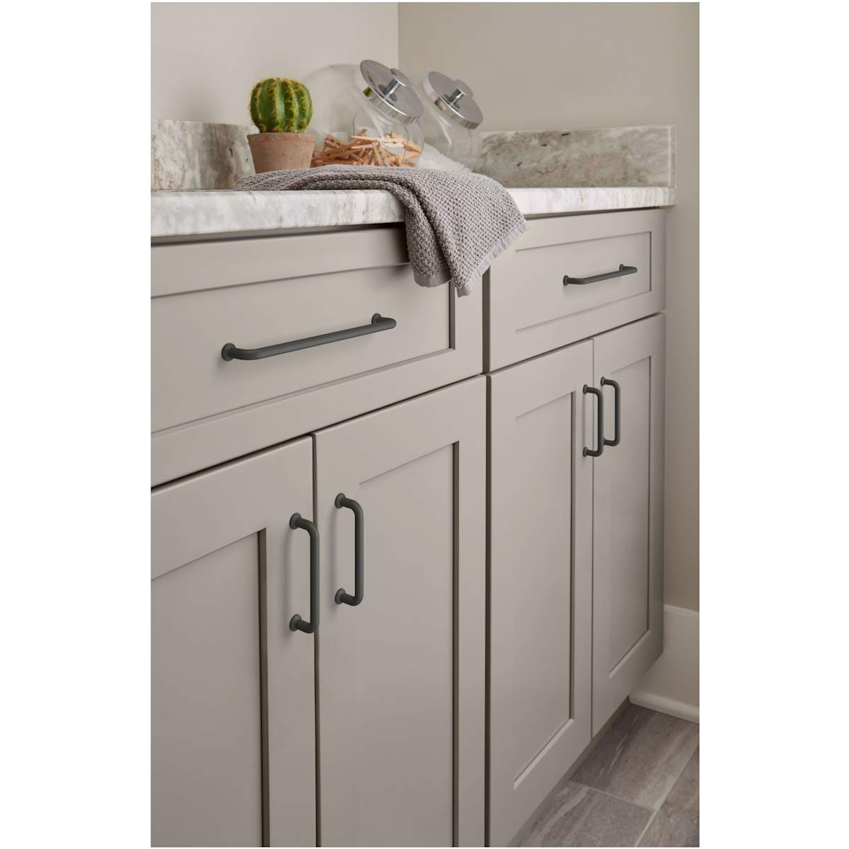 Amerock - BP36781G10 - Factor 3-3/4 Inch Center to Center Handle Cabinet Pull in Satin Nickel
