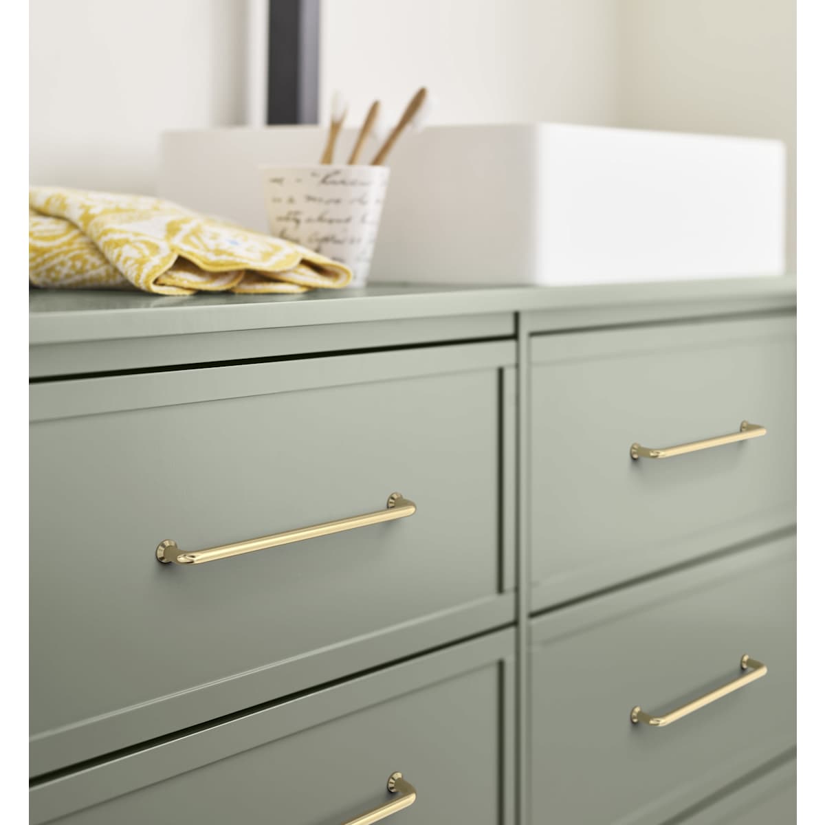 Amerock - BP36783PN - Factor 7-9/16 Inch Center to Center Handle Cabinet Pull in Polished Nickel