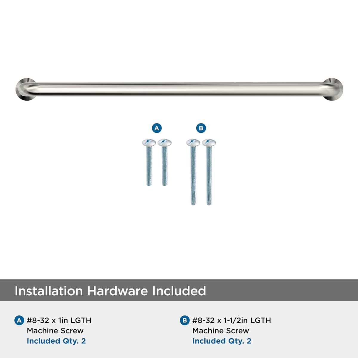 Amerock - BP36783PN - Factor 7-9/16 Inch Center to Center Handle Cabinet Pull in Polished Nickel
