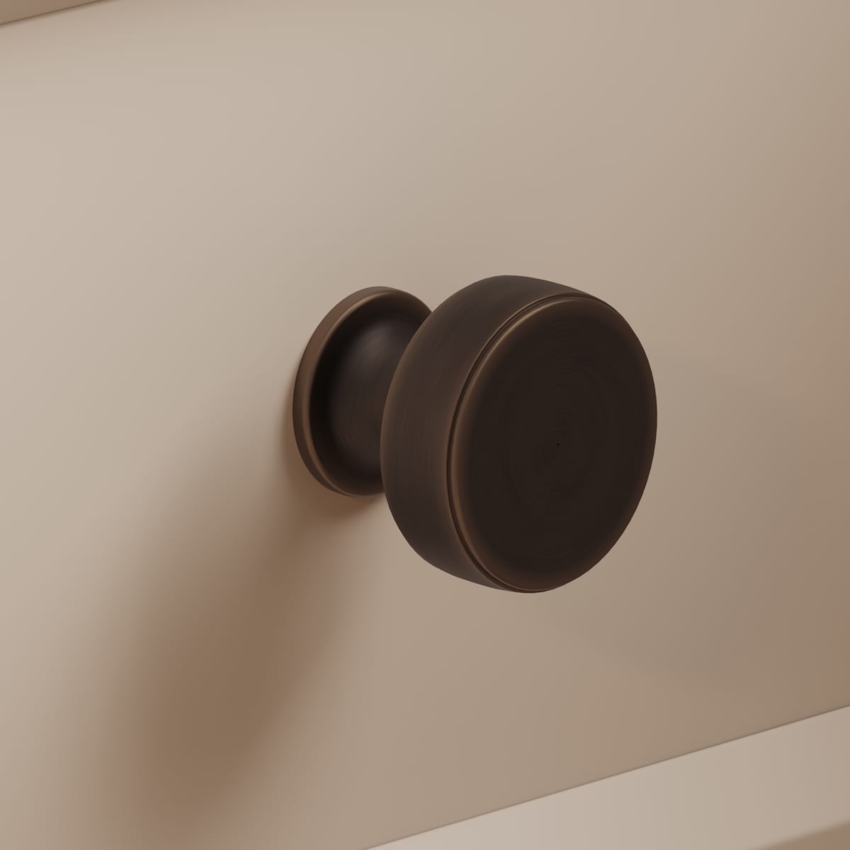 Amerock - BP36793BBZ - Renown 1-1/4 Inch Mushroom Cabinet Knob in Golden Champagne