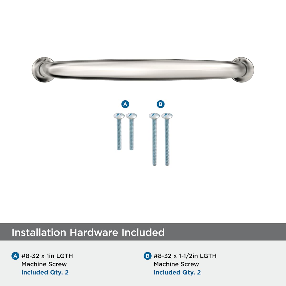 Amerock - BP3679526 - Renown 5-1/16 Inch Center to Center Handle Cabinet Pull in Polished Chrome