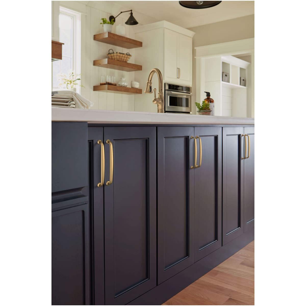 Amerock - BP36796BBZ - Renown 6-5/16 Inch Center to Center Handle Cabinet Pull in Golden Champagne