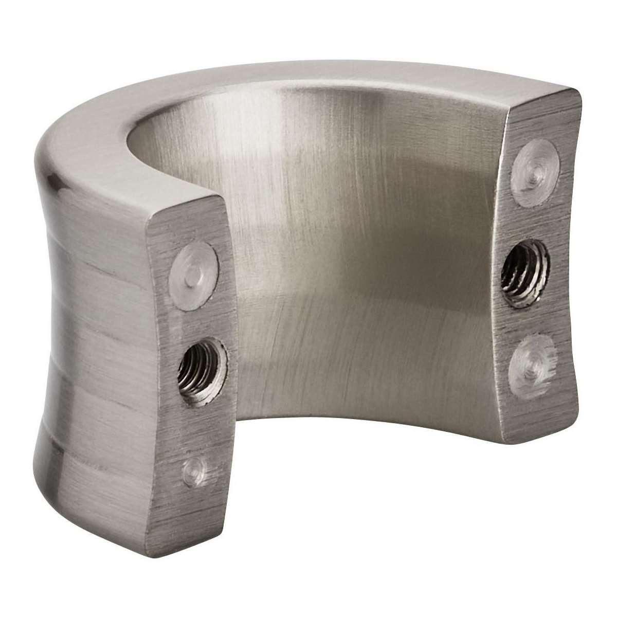 Amerock - BP36811GM - Concentric 1-1/4 Inch Center to Center Finger Cabinet Pull in Gunmetal