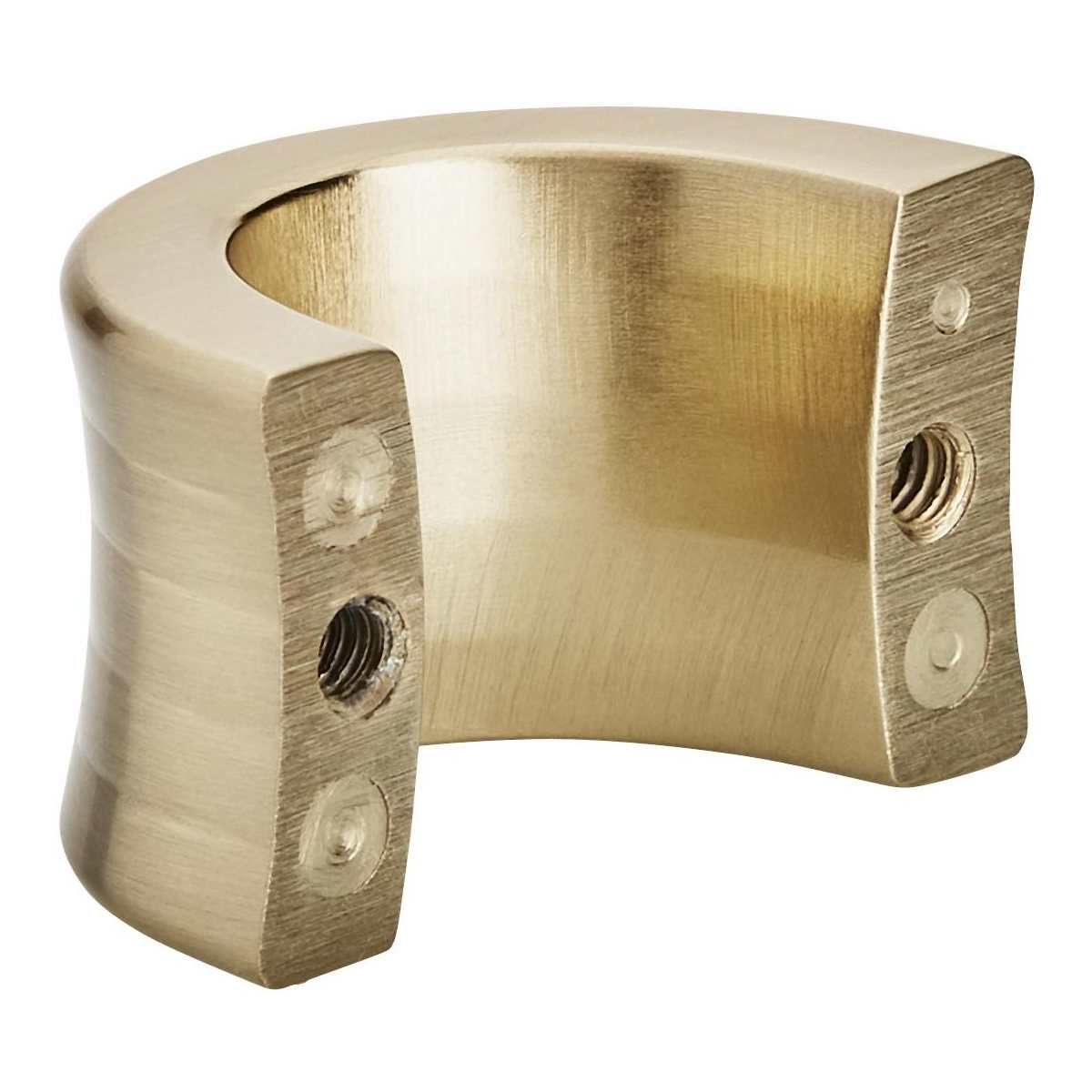 Amerock - BP36811GM - Concentric 1-1/4 Inch Center to Center Finger Cabinet Pull in Gunmetal