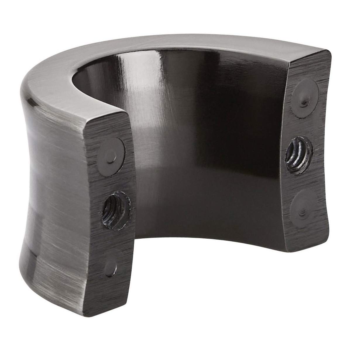 Amerock - BP36811GM - Concentric 1-1/4 Inch Center to Center Finger Cabinet Pull in Gunmetal