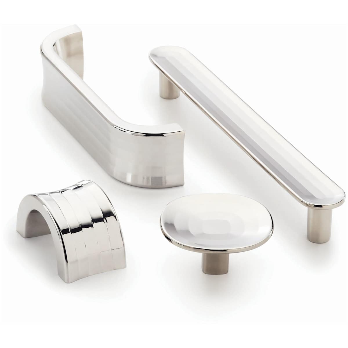 Amerock - BP36811GM - Concentric 1-1/4 Inch Center to Center Finger Cabinet Pull in Gunmetal